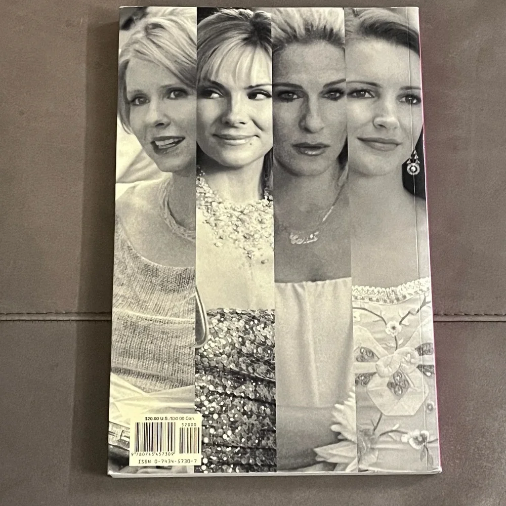 Pocket Books Women Sex and the City Kiss and Tell Paper OS Y2K Pop Culture Book